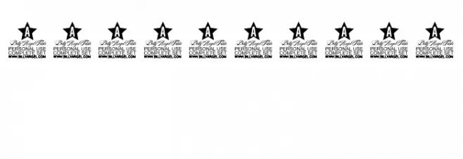 Wanabees Personal Use Font OTHER CHARS