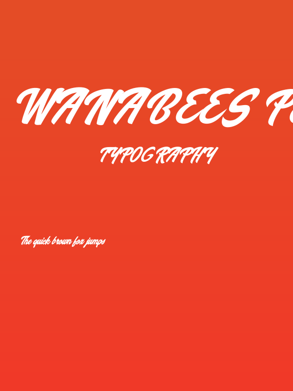 Wanabees Personal Use Poster