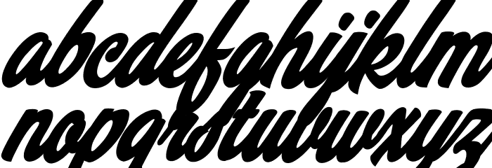 Wanabees Personal Use Font LOWERCASE