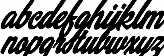 Wanabees Personal Use Font LOWERCASE