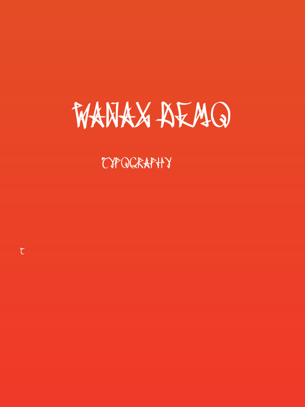 Wanax Demo Poster