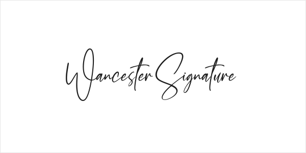 Wancester Signature Logo