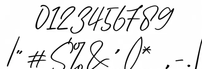 Wanchy Font OTHER CHARS