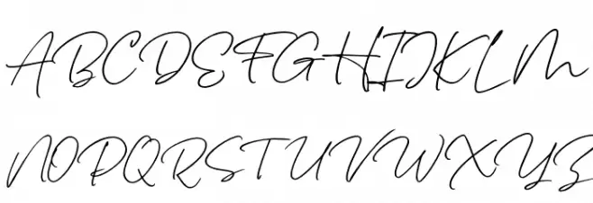 Wanchy Schriftart Groß