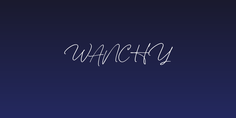 Wanchy Social Header