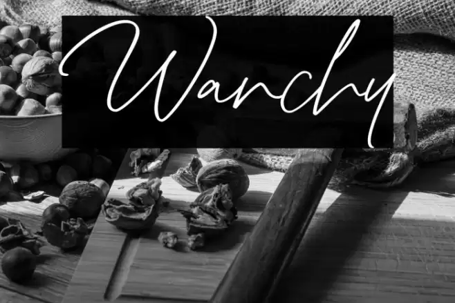 Wanchy Font examples