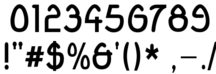 Wanda Bold Font OTHER CHARS