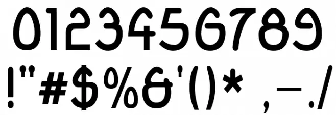 Wanda-Bold Font OTHER CHARS