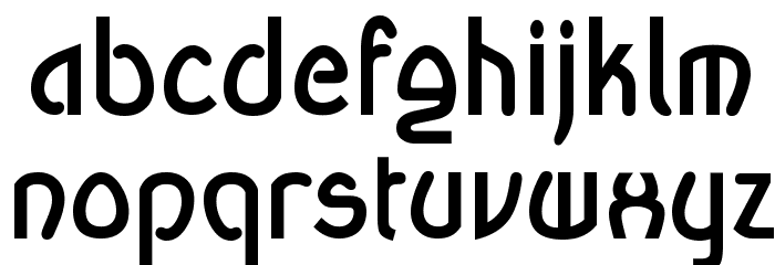 Wanda Bold Font LOWERCASE
