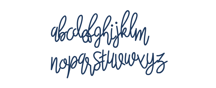 Wanda Script Lowercase