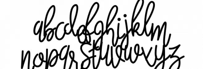Wanda Script Fuentes MINÚSCULAS