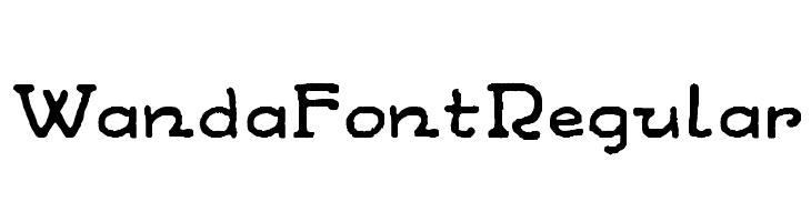 WandaFontRegular  Free Fonts Download