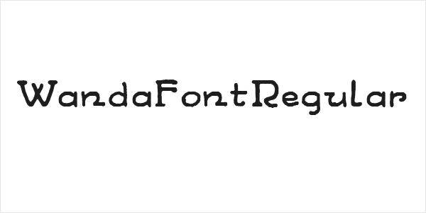 WandaFontRegular Logo