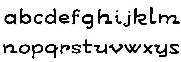 WandaFontRegular Font LOWERCASE