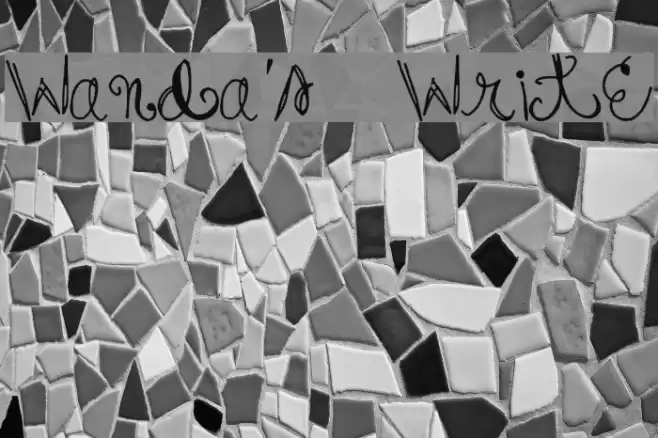 Wanda's Write Font examples