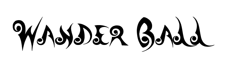 Wander Ball  font caratteri gratis