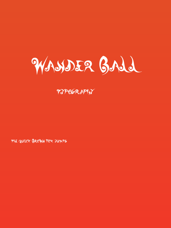 Wander Ball Poster