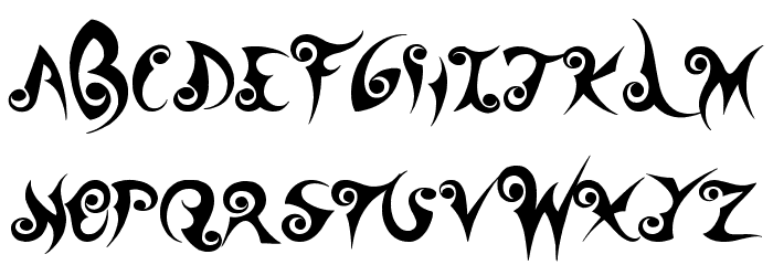 Wander Ball Font LOWERCASE