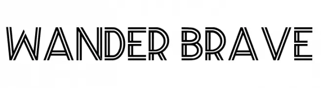 Wander Brave  font caratteri gratis