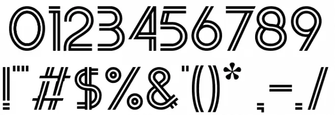 Wander Brave Font OTHER CHARS