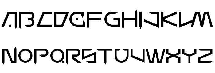 Wander Z Font LOWERCASE