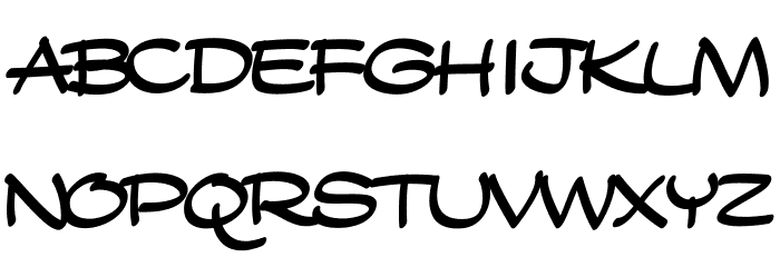 Wanders Font LOWERCASE