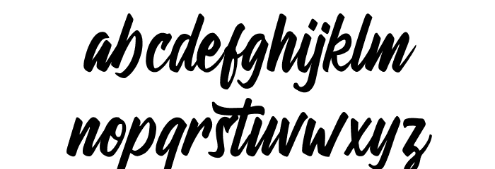 Wandertucker Font LOWERCASE