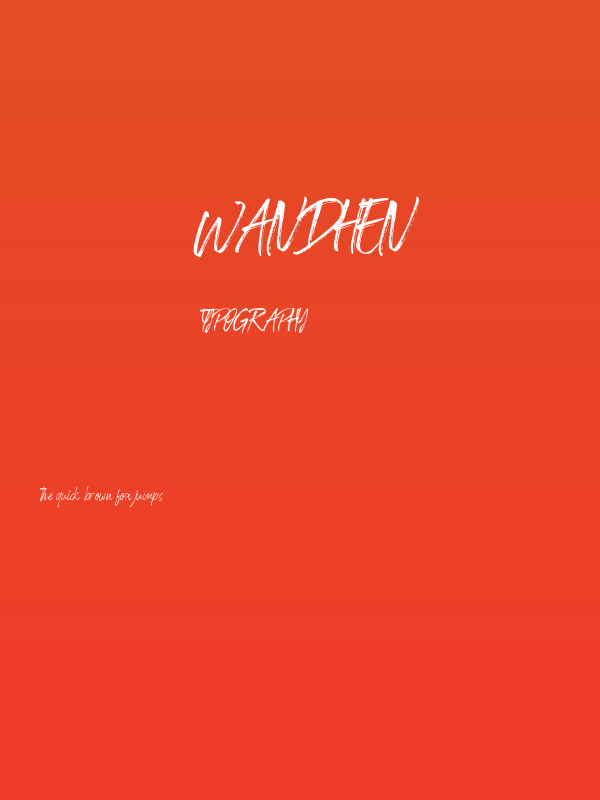 Wandhen Poster