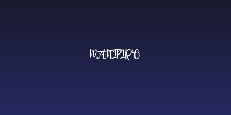 Wanipiro Social Header
