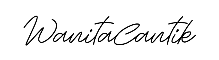 Wanita Cantik  フリーフォントのダウンロード