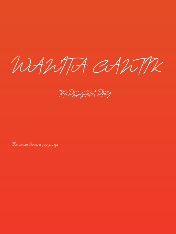 Wanita Cantik Poster