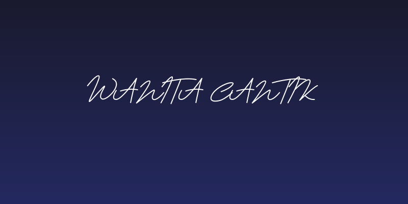 Wanita Cantik Social Header