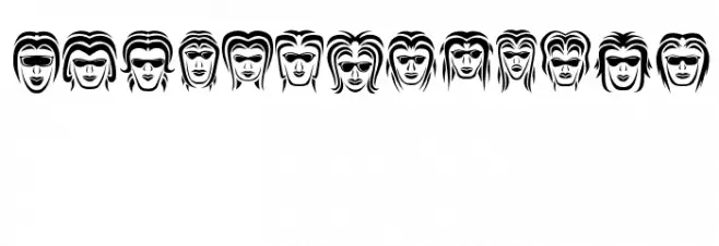 Wanita Regular Font OTHER CHARS