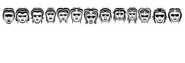 Wanita Regular Font LOWERCASE