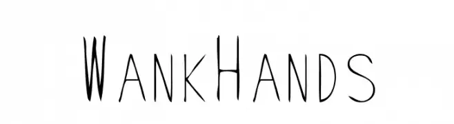 WankHands  Frei Schriftart Herunterladen