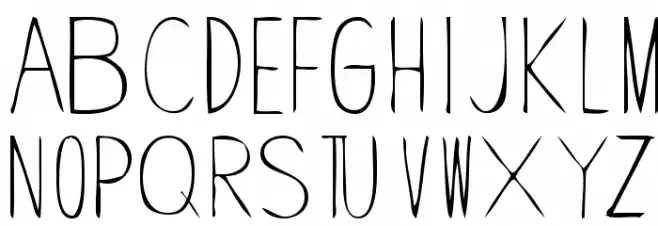 WankHands Schriftart Groß