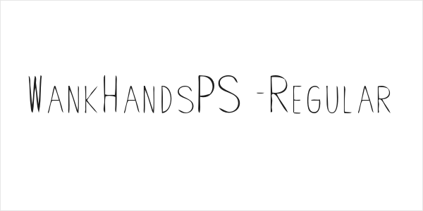 WankHandsPS-Regular Logo
