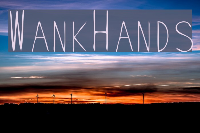 WankHands Fonte examples