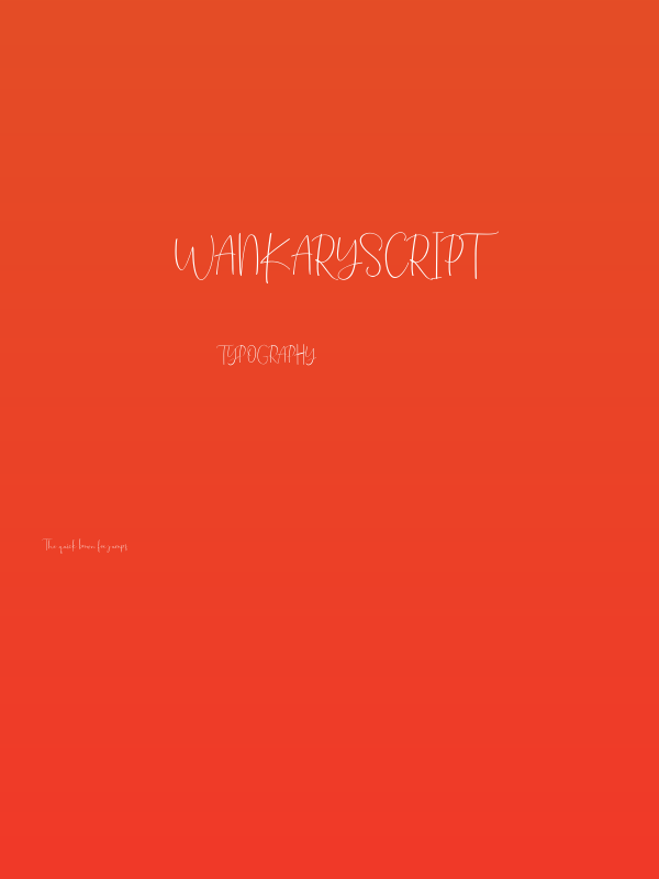 WankaryScript Poster