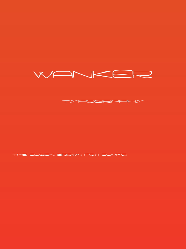 Wanker Poster