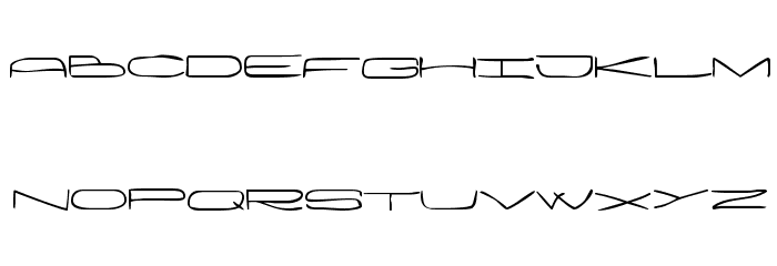 Wanker Font LOWERCASE