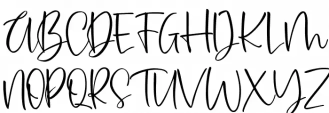 Wanoja FREE Caratteri MAIUSCOLE