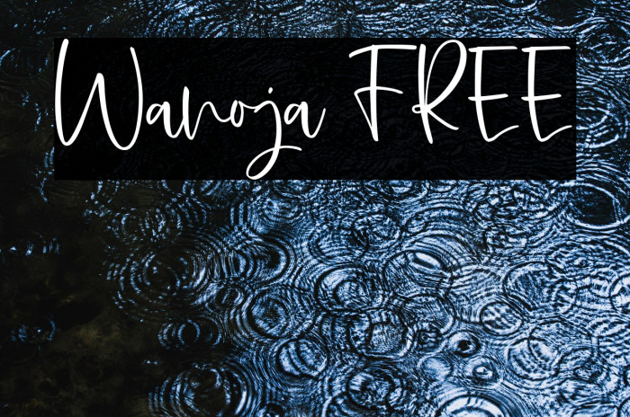 Wanoja FREE Example 3