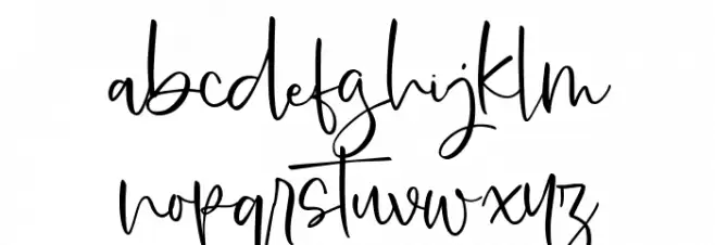 Wanoja FREE Caratteri MINUSCOLO