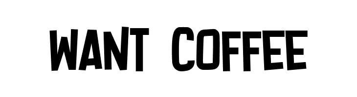 Want Coffee  Frei Schriftart Herunterladen