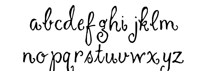 Want You Back Font LOWERCASE