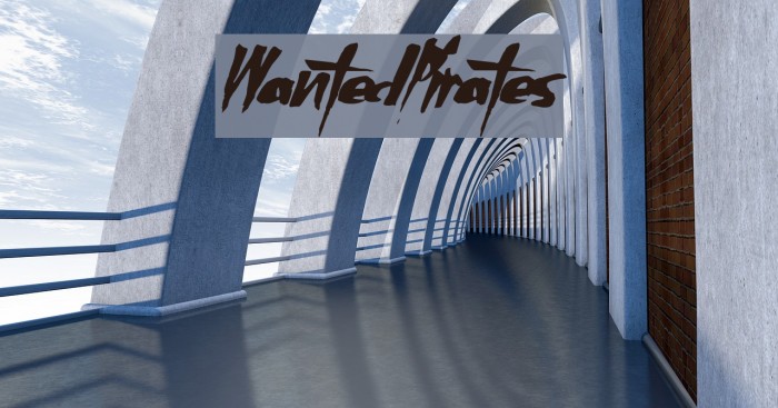WantedPirates Font examples