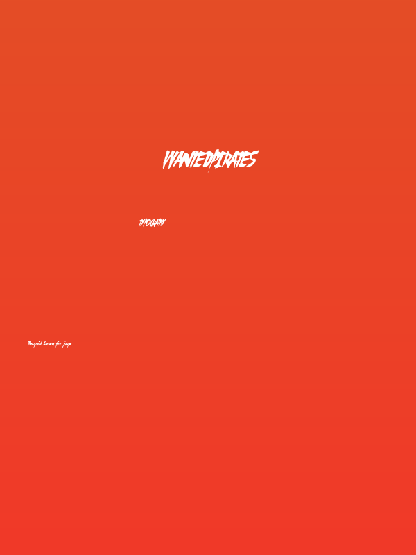 WantedPirates Poster