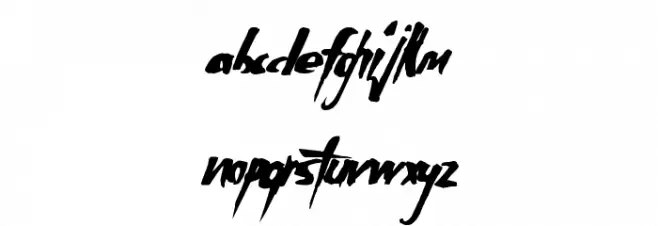 WantedPirates फ़ॉन्ट लोअरकेस