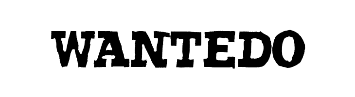Wantedo  font caratteri gratis
